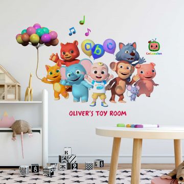 Muurstickers CoComelon - met alfabet 