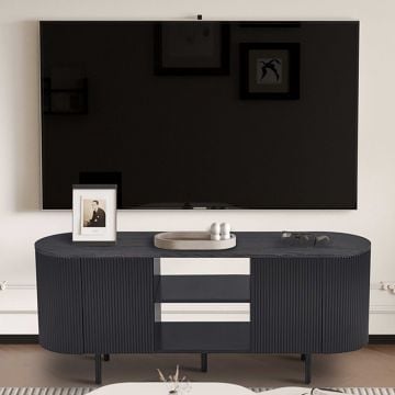 tv-meubel Lagos | 140 x 40 x 58 cm | Donkerbruin