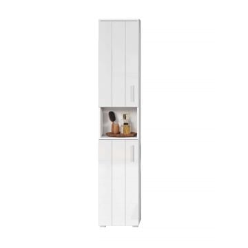 Kolomkast Wons | 37 x 31 x 192 cm | Wit