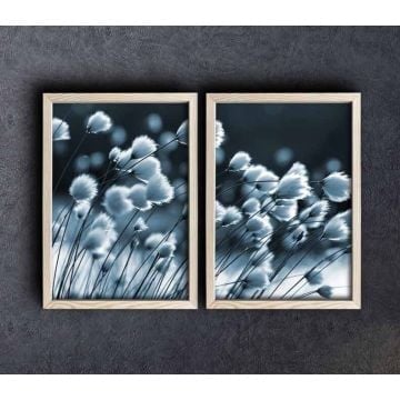 Decoratieve Houtschildering Dazzle | 2 Eenheden | 3 x 78 x 53 cm | Veelkleurig