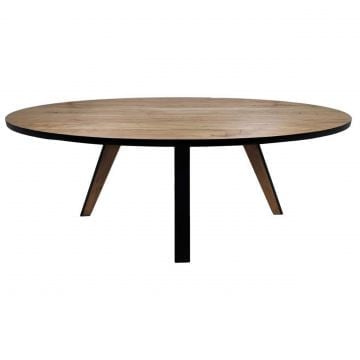 Ovale eettafel Milan - 180x100x76cm - acaciahout