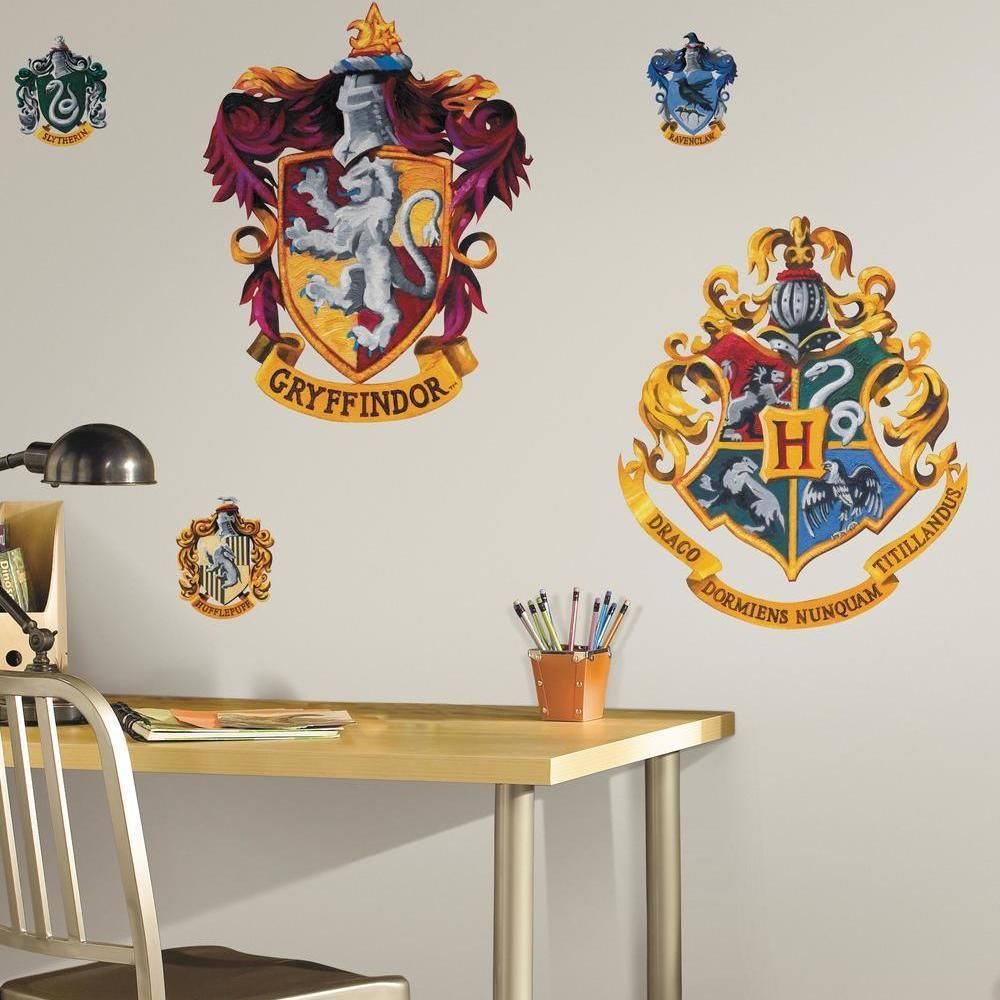 Stickers muraux Harry Potter Hogwarts Crest - RoomMates