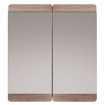 Spiegelkast Malea | 65 x 15 x 70 cm | Licht-eiken design