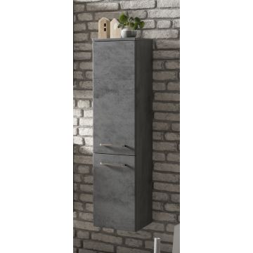 Kolomkast Stivan 30cm 2 deuren - beton