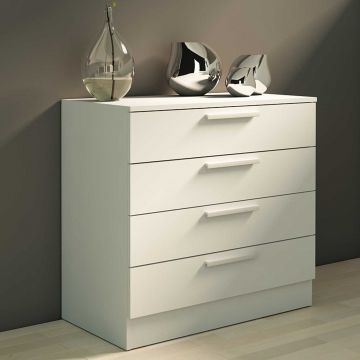 Commode Ramos 4 laden - wit