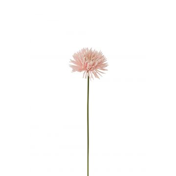 Chrysant plastiek wit licht roze