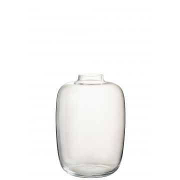 Vase cleo verre transparent small