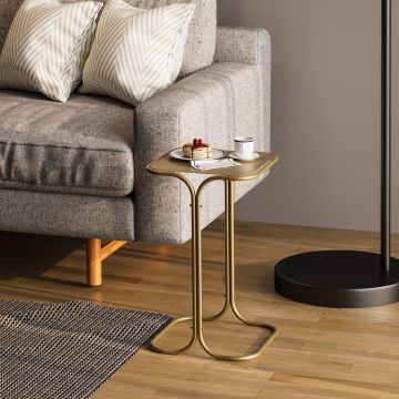 Table basse en métal doré | Woody Fashion Design