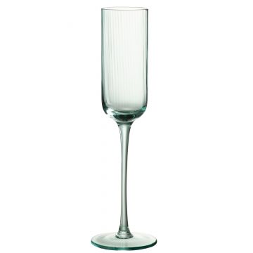 Champagneglas louise glas groen