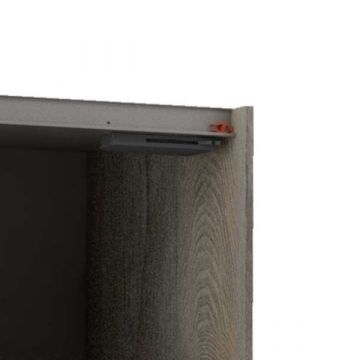 Frein Paxton pour armoire avec 2 portes coulissantes - chêne gris