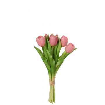 Boeket tulpen 7stuks pu roze small