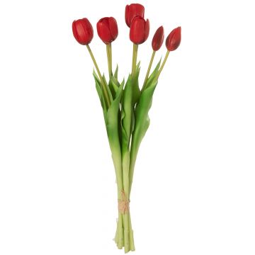 Bouquet tulipes 7pieces pu rouge large