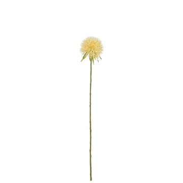 Fleur allium plastique jaune clair s