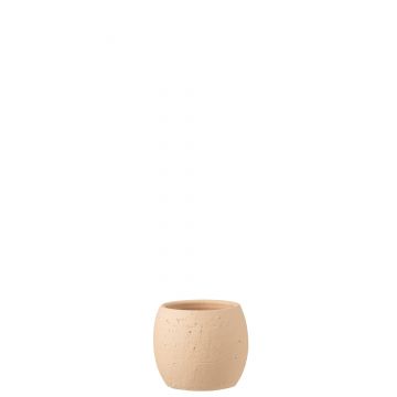 Cachepot enya ceramique beige small