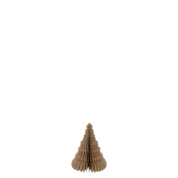 Hanger kerstboom papier beige small