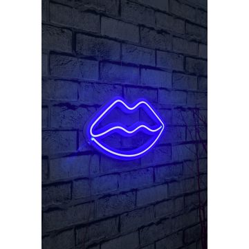 Neonverlichting lippen - Wallity reeks - Paars