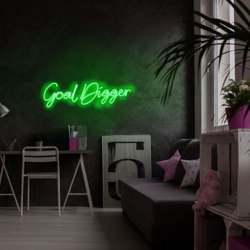 Neonverlichting Goal Digger - Wallity reeks - Groen