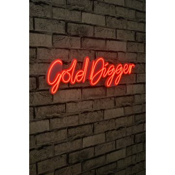 Neonverlichting Gold Digger - Wallity reeks - Rood