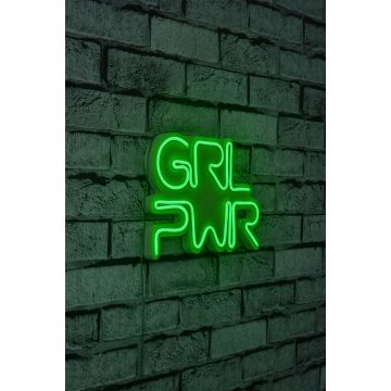 Neonverlichting Girlpower - Wallity reeks - Groen