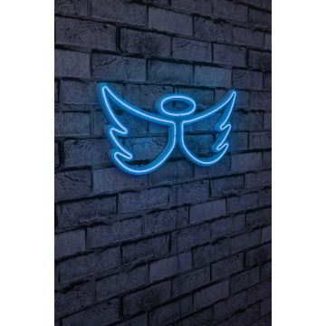 Neonverlichting engel - Wallity reeks - Blauw