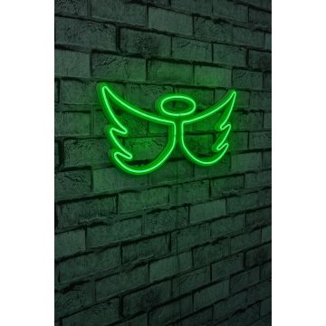 Neonverlichting engel - Wallity reeks - Groen