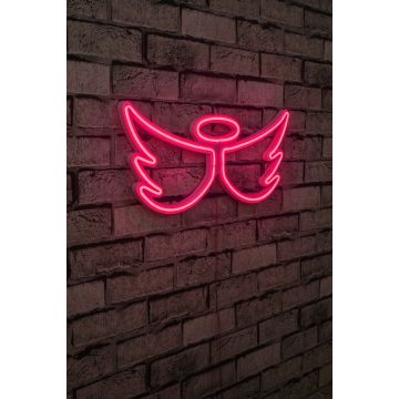 Neonverlichting engel - Wallity reeks - Roze