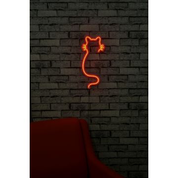 Neonverlichting kat - Wallity reeks - oranje