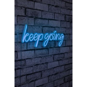 Néons Keep Going - Série Wallity - Bleu