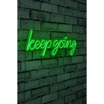Neonverlichting Keep Going - Wallity reeks - Groen