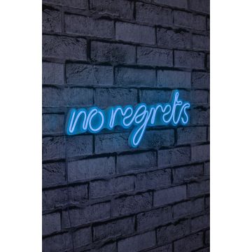 Neonverlichting No Regrets - Wallity reeks - Blauw