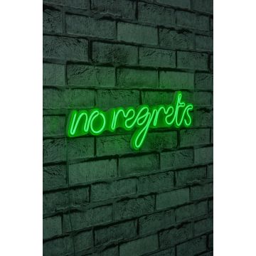 Neonverlichting No Regrets - Wallity reeks - Groen
