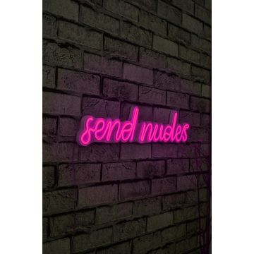 Neonverlichting Send Nudes - Wallity reeks - Roze