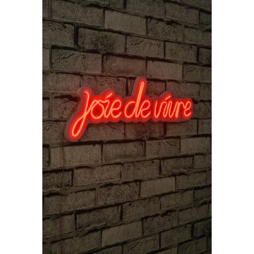 Neonverlichting Joie De Vivre - Wallity reeks - Rood