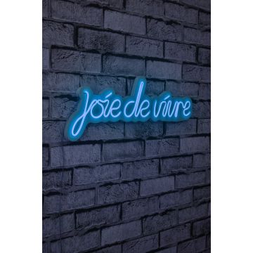 Neonverlichting Joie De Vivre - Wallity reeks - Blauw