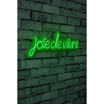 Neonverlichting Joie De Vivre - Wallity reeks - Groen