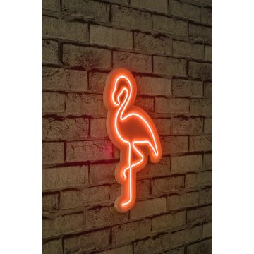Neonverlichting Flamingo - Wallity reeks - Oranje