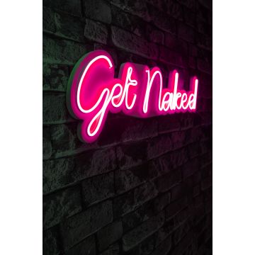 Neonverlichting Get Naked - Wallity reeks - Roze