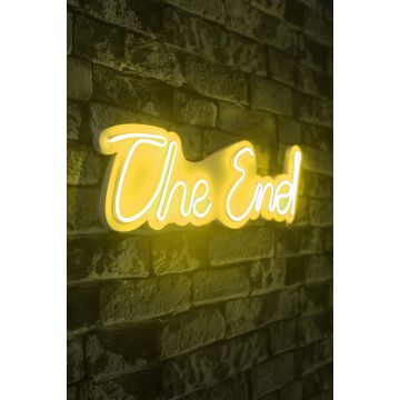 Neonverlichting The End - Wallity reeks - Geel