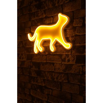 Neonverlichting kat - Wallity reeks - Oranje