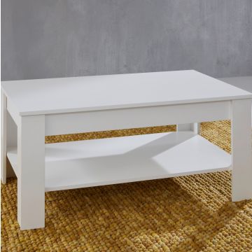 Table basse Universal | 110 x 67 x 49 cm | White Melamine