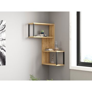 Woody Fashion Wall Shelf | Sapphire Oak | 18mm Thickness
