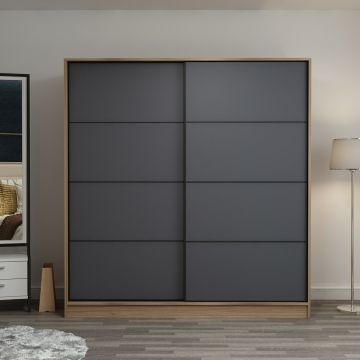 Woody Fashion Wardrobe | 100% Coated Particle Board | Dore Color