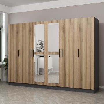 Armoire Woody Fashion 100% mélamine | Dore