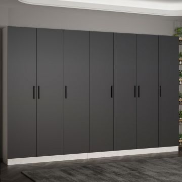Woody Fashion armoire d'entrée | 100% Melamine Coated | Anthracite