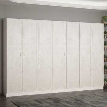 Woody Fashion armoire | Blanc | 315x210x35 cm