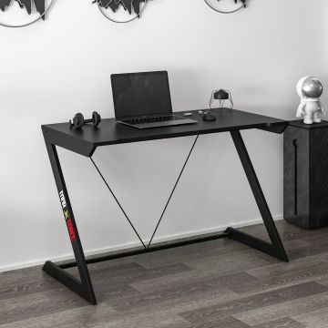 Woody Fashion Gaming Desk | 30mm Thick | Black