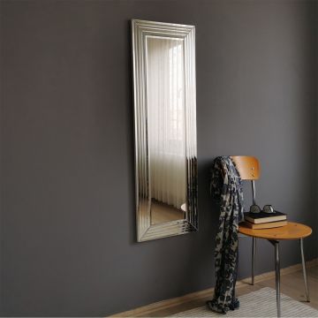 Locelso Spiegel | 40x120 cm | Wandmontage | Zilver