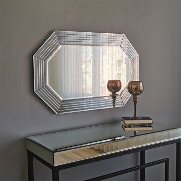 Miroir argenté Locelso | 100% MDF | 100x60x2 cm