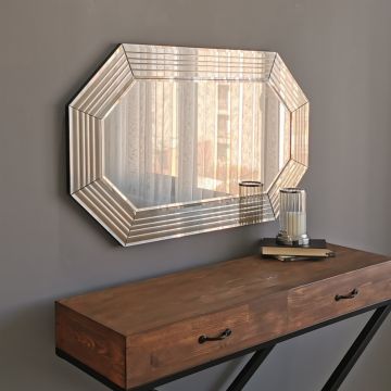 Locelso 100x60cm Bronzen Spiegel | Verstelbaar en Wandmontage