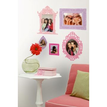RoomMates muurstickers - Fotolijsten roze en paars